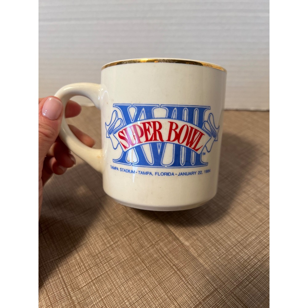 VTG‎ Washington Redskins Super Bowl XVIII Mug 1984 Tampa Stadium Collectible - Picture 2 of 6